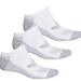 Adidas Underwear & Socks | Adidas Men's No Shoe Socks 3 Pack | Color: Gray/White | Size: L