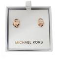 Michael Kors Jewelry | Michael Kors Rose Gold Tone Heart Padlock Stud Earrings Nib | Color: Gold | Size: Os