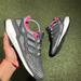 Adidas Shoes | Adidas Womens Energy Boost Bb3456 Gray/Pink Running Shoes Lace Up Size 8.. | Color: Gray/Pink/Red | Size: 8