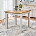 The Furniture Market Cotswold Grey Square Flip Top Dining Table - Extending 85cm-170cm
