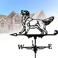 XJZSD Weathervanes for Metal Golden Retriever, Weather Vane with Creative Shaped Wind Direction, Spray Paint to Prevent Rust, Stainless Steel Weather Vane