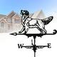 XJZSD Weathervanes for Metal Golden Retriever, Weather Vane with Creative Shaped Wind Direction, Spray Paint to Prevent Rust, Stainless Steel Weather Vane