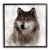 Stupell Industries land Wild Wolf Portrait Abstract Fir Tree Forest Gray Farmhouse Rustic Framed Giclee Texturized Art By Carol Robinson | Wayfair