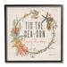 The Holiday Aisle® Tis The Sea-Sun Nautical Christmas Wreath Canvas in Green | 12 H x 12 W x 1.5 D in | Wayfair 0E3AD72F81F2430993A9D4299ABBCF38