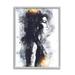 Everly Quinn Amy Winehouse Modern Abstract Pattern Portrait Famous Figure by Birch&Ink - Graphic Art Wood in Brown | 20 H x 16 W x 1.5 D in | Wayfair