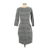 Old Navy Casual Dress - Sheath: Gray Color Block Dresses - Women's Size X-Small