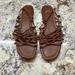 J. Crew Shoes | Jcrew - Leather Knotted Sandal - Size 9 - Burnished Pecan - Like New | Color: Brown | Size: 9