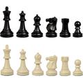 Bobby Fischer Ultimate Tournament Staunton Chess Pieces with 3.75 Inch King & Triple Weight Over 3.85 lbs