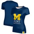 Women's Blue University of Michigan-Flint Proud Parent T-Shirt