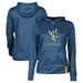 Women's Blue Rochester Yellow Jackets Cheerleading Pullover Hoodie