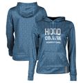 Women's Blue Hood College Blazers Tennis Pullover Hoodie