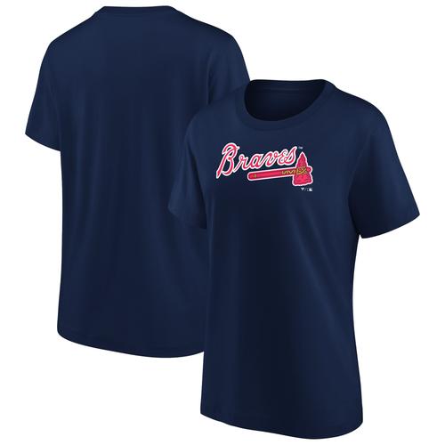 Atlanta Braves Primary Logo Grafik-T-Shirt – Damen