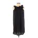 MM Couture by Miss Me Casual Dress - Popover: Black Dresses - Women's Size Small