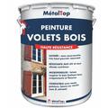 Metaltop - Peinture Volets Bois - Pot 5 l - 8017 - Brun chocolat Brun chocolat