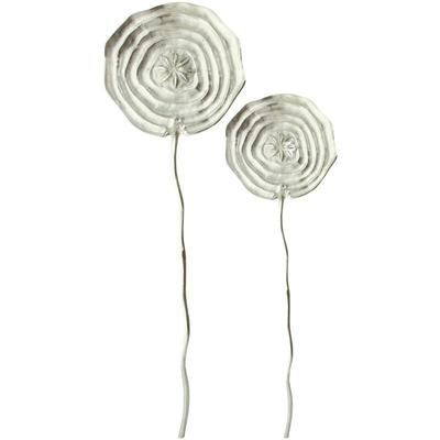 Wanddeko Blume, 2er Set Dekoration Wohnen Bilder dekorativer Blickfang FF-228840