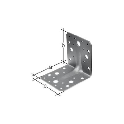 Gah 334598 Schwerlastwinkelverbinder 105 x 90xS3mm Anzahl Löcher 4 / 22 Image