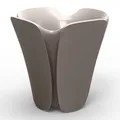 Vondom Pezzettina Planter, Large - 56008F-TAUPE