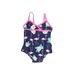 Carter's One Piece Swimsuit: Blue Sporting & Activewear - Size 12 Month