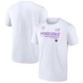 Men's Fanatics Branded White Pittsburgh Penguins NHL Hockey Fights Cancer T-Shirt