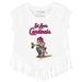 Girls Toddler Tiny Turnip White St. Louis Cardinals Kate the Catcher Fringe T-Shirt