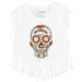 Girls Youth Tiny Turnip White San Francisco Giants Sugar Skull Fringe T-Shirt