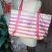 Victoria's Secret Bags | B) Victoria's Secret Beach Bag | Color: Orange/Pink | Size: Os