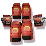 Disney Other | Disney Cars Safety Pads And Gloves | Color: Black/Red | Size: 4yr And Up