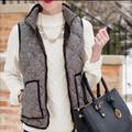 J. Crew Jackets & Coats | J. Crew Herringbone Excursion Vest | Color: White/Silver | Size: S