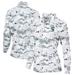 Women's White Michigan State Spartans Digital Camo Performance Quarter-Zip Pullover Jacket