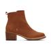 TOMS Women's Brown Tan Smooth Waxy Leather Marina Booties, Size 9