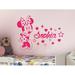 Decal House Minnie Mouse Personalized Name Wall Decal Vinyl in Pink | 22 H in | Wayfair zx58Pink
