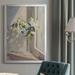 Red Barrel Studio® Window Bouquet I Window Bouquet I - Picture Frame Print on Canvas in Green | 36.5 H x 26.5 W x 1 D in | Wayfair