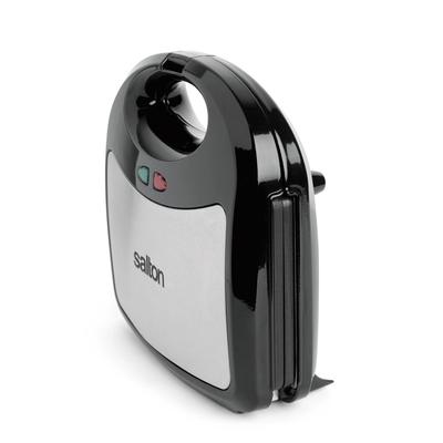 Salton SM1543 3 In 1 Non Stick Grill Sandwich & Waffle Maker, Stainless Steel - 3.55
