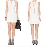Free People Dresses | Free People Ivory Crochet Lace Flare Mini Dress | Color: Cream/White | Size: Various