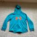 Under Armour Sweaters | Euc Youth Xl/Adult Small Under Armor Storm Hoodie, Turquoise From Vail | Color: Blue | Size: S