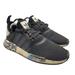 Adidas Shoes | Adidas Nmd_r1 Mens Size 9.5 Shoes Runner Sneakers Black White Graffiti Eh0779 | Color: Black | Size: 9.5