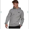 Adidas Shirts | Men’s Size Small Grey Adidas Fleece Hoodie Nwt | Color: Gray | Size: S