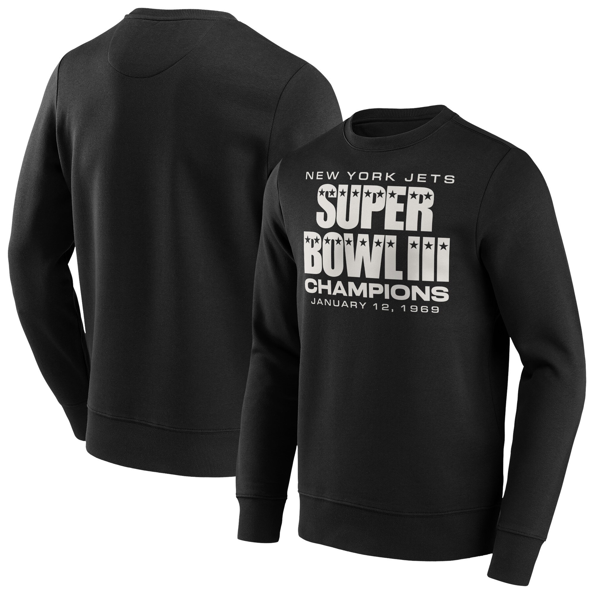 New York Jets Vintage Iconic Hometown Graphic Crew Sweatshirt - Herren Image