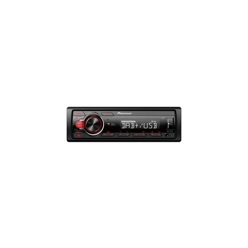 Pioneer MVH-130DAB Auto Media-Receiver Schwarz, Rot 200 W