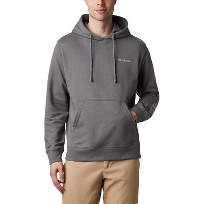 Columbia Men's Viewmont II Sleeve Graphic Hoodie (Size M) City Grey, Poly + Cotton