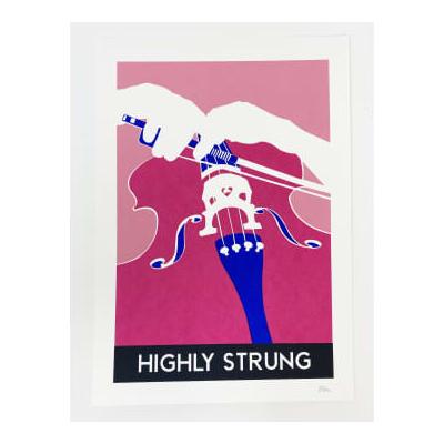 Dave Royston - Highly Strung Print By