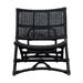 Bayou Breeze Amonnie Solid Wood Patio Folding Chair in Black/Brown | 29.13 H x 26.77 W x 25.98 D in | Wayfair 44A430EBDDD84D708E6BA4BD3BC25D6E