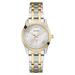 Women's Bulova Silver/Gold Troy University Trojans Classic Two-Tone Round Watch