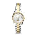 Women's Fossil San Jose State Spartans Scarlette Mini Two-Tone Stainless Steel Watch