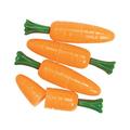 The Holiday Aisle® Jumbo Carrot Plastic Easter Eggs - 12 Pc. - Party Supplies - 12 Pieces Plastic | 4 H x 5.5 W x 6.4 D in | Wayfair