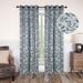 Superior Modern Bohemian Leaves Room Darkening Blackout Curtains, Rod Pocket or Grommets, Set of 2