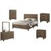 Wade Logan Dre Standard Muhtar 6 Piece Bedroom Set Wood in Brown/Gray | Full | Wayfair BDCF5C527F544525A189C586CE6F03E2