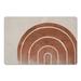 18 x 27 x 1 in Kitchen Mat - East Urban Home Terracotta Watercolor Rainbow Kitchen Mat Synthetics | 18 H x 27 W x 1 D in | Wayfair