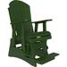 Red Barrel Studio® Outdoor Gliding Polywood Chair Wood in Green | 48.5 H x 30 W x 40.25 D in | Wayfair 8757C6A0FE844EA688FFE52CF74F6000