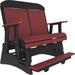 Red Barrel Studio® Outdoor Gliding Polywood Bench in Red/Black | 48.5 H x 55.5 W x 40.25 D in | Wayfair D149A7FC4C7B4C1BAB4F990C911351D9
